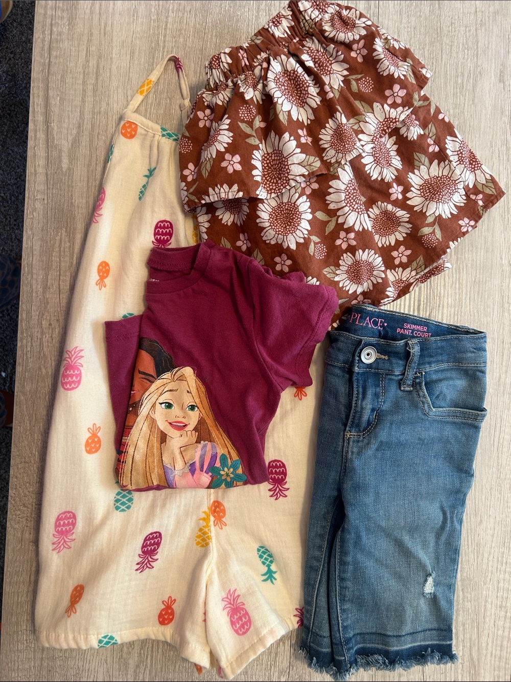 4 Piece Multi-Brand Girls 4/5 Toddler Summer Bundle
